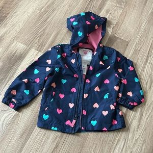 2T Carters Heart Windbreaker- Excellent Condition